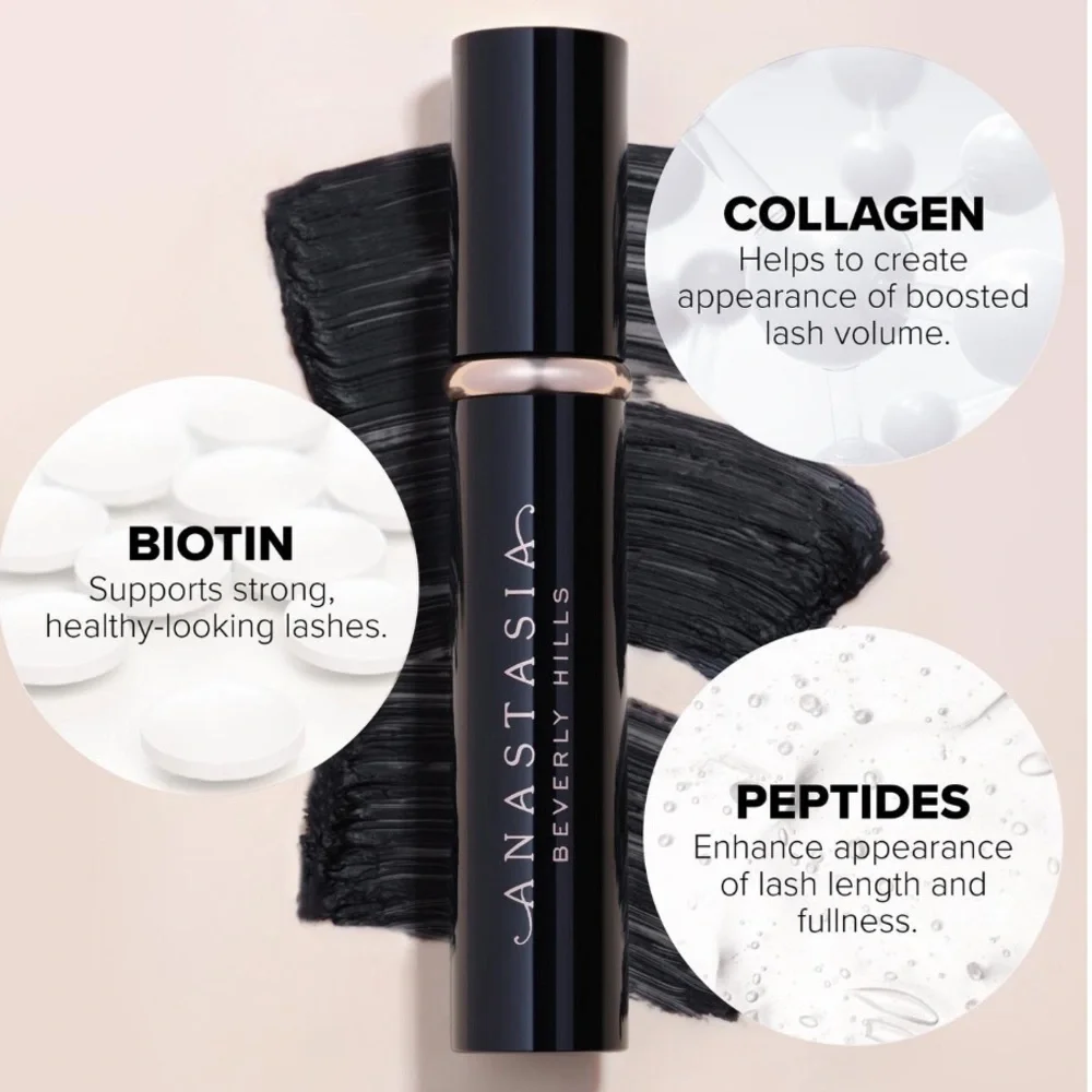 $8❤️‍🔥 Anastasia Beverly Hills Lash Sculpt Mascara Travel Size 👁️ NEW Black